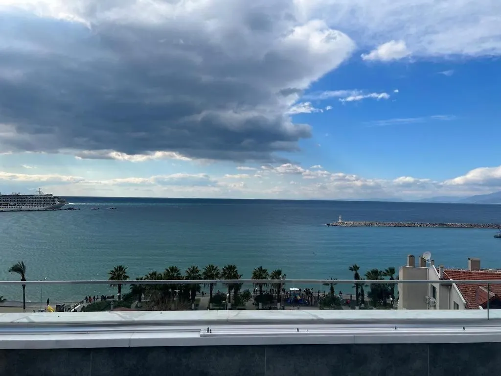 Duplex Loft Mit Panorama Seaview Lägenhet Kusadası